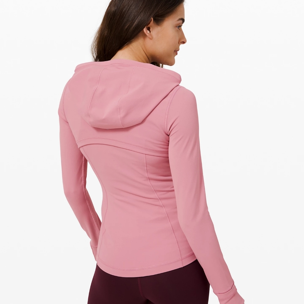 Lululemon Hooded Define Jacket Nulu 6 Pink Taupe
